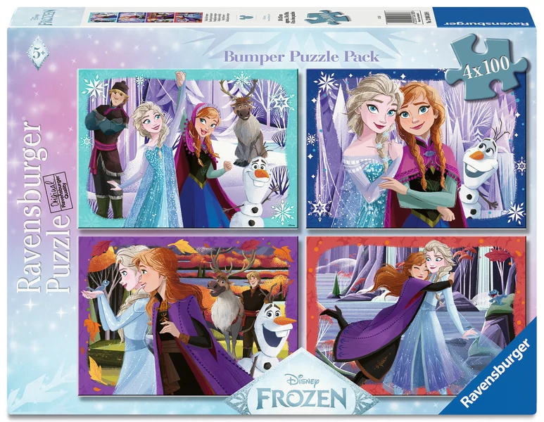 La Reine des neige, 4 X 100 pièces
