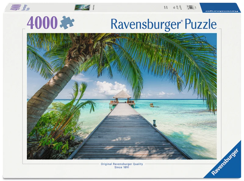 Plage de rêve aux Maldives, 4000 pièces