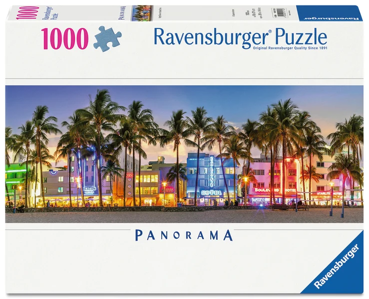 Lueur nocture sur Ocean Drive Panoramique, 1000