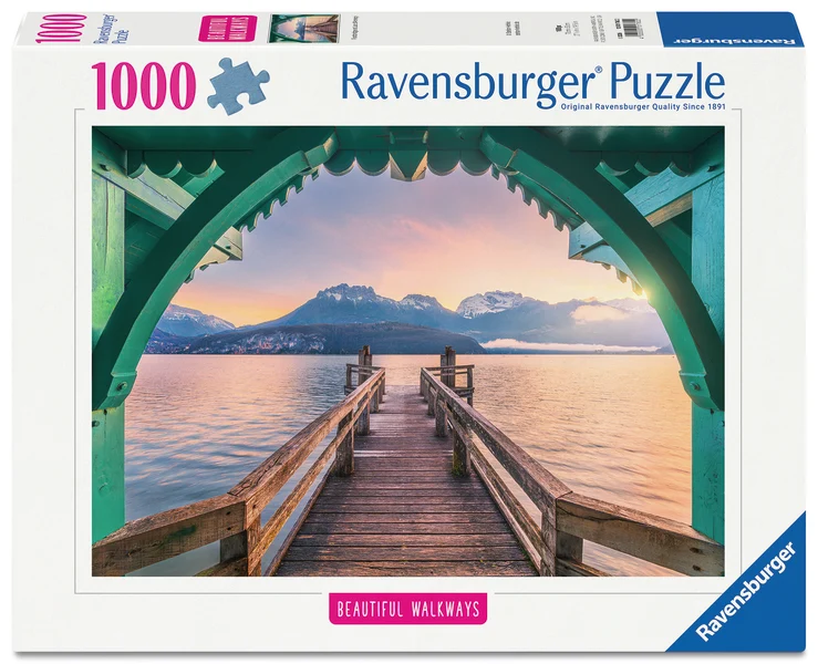 Passerelle au Lac d'Annecy, 1000 pièces