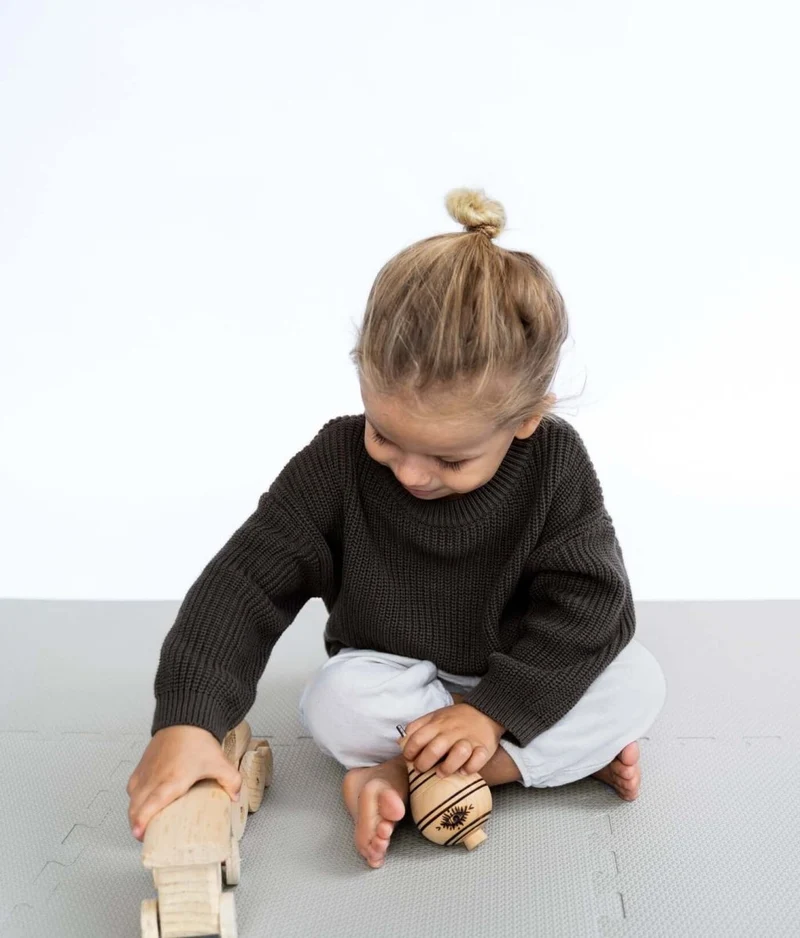 Tapis de Jeu Bébé Puzzle Classique - Stone