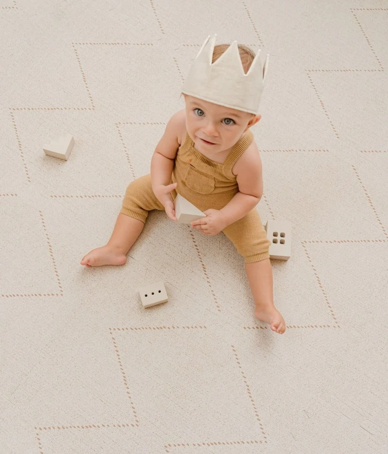 Tapis de Jeu Bébé Tulum - Bone