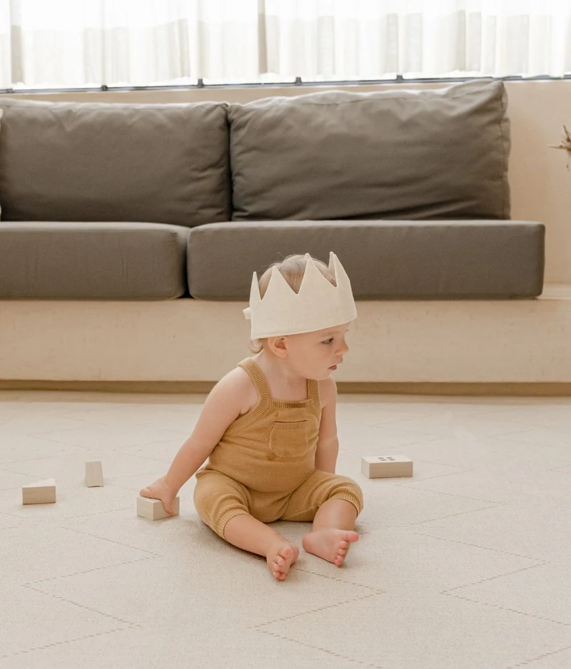 Tapis de Jeu Bébé Tulum - Bone