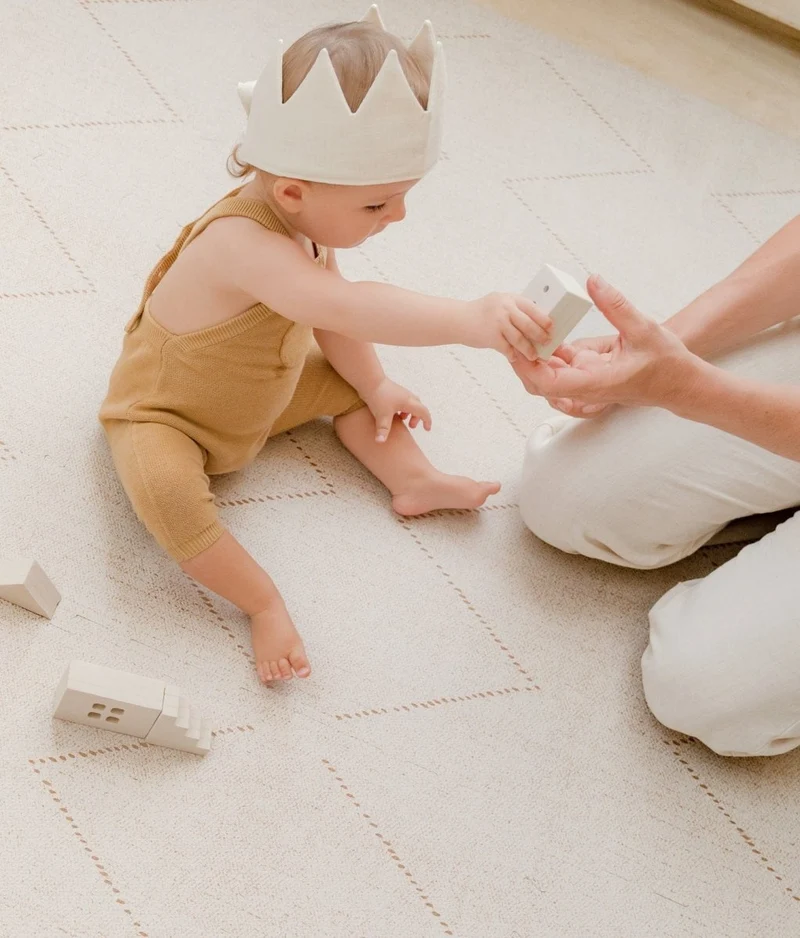 Tapis de Jeu Bébé Tulum - Bone