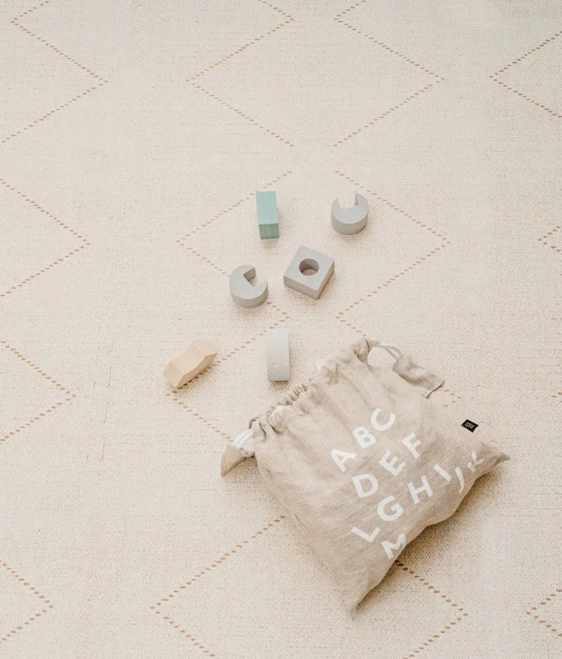 Tapis de Jeu Bébé Tulum - Bone