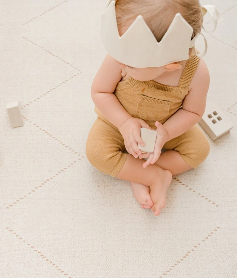 Tapis de Jeu Bébé Tulum - Bone