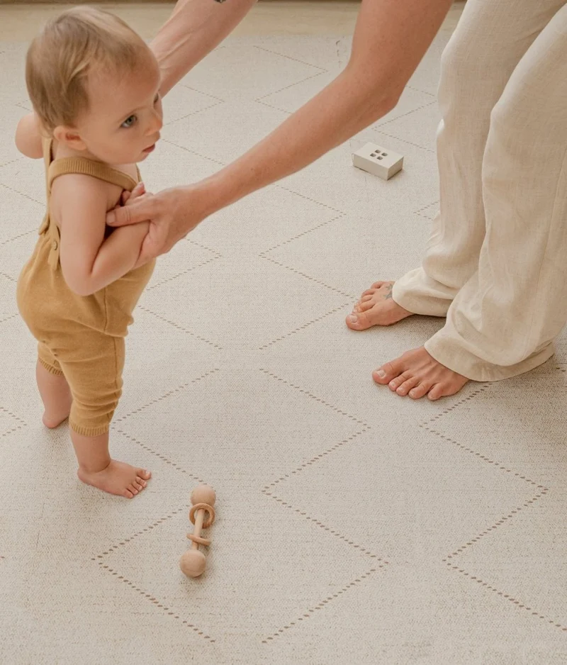 Tapis de Jeu Bébé Tulum - Bone