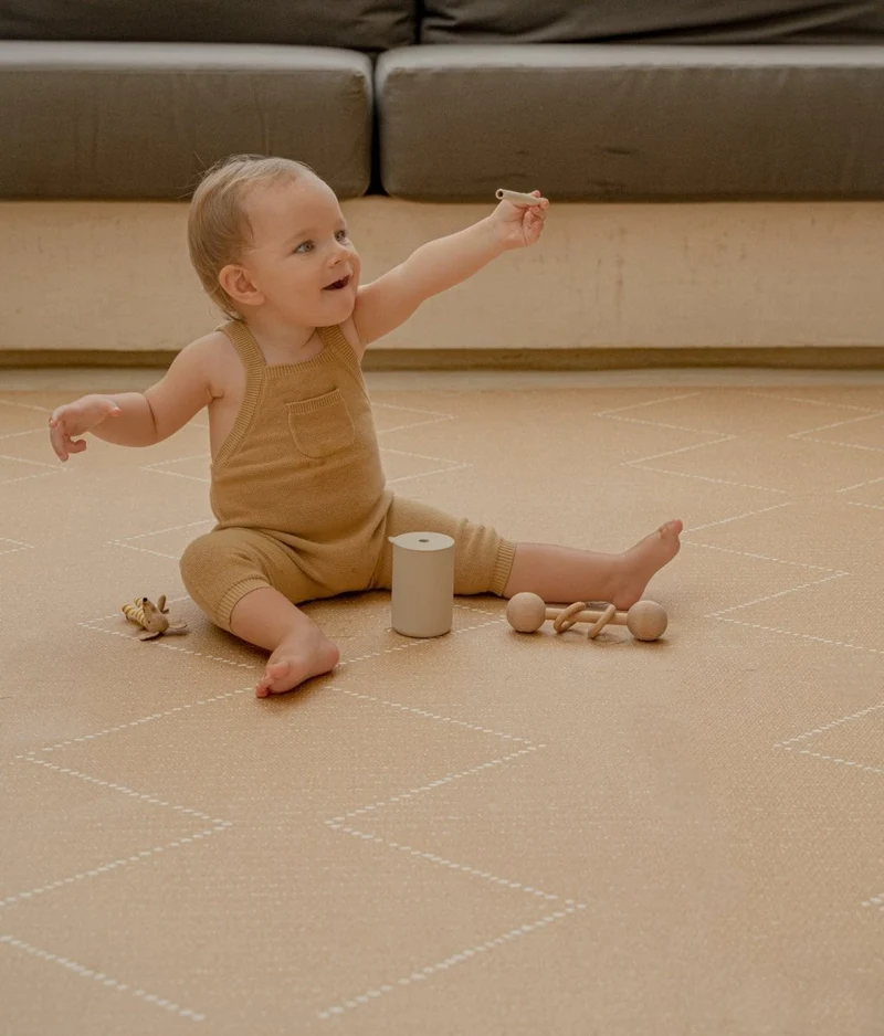 Tapis de Jeu Bébé Tulum - Sandstone