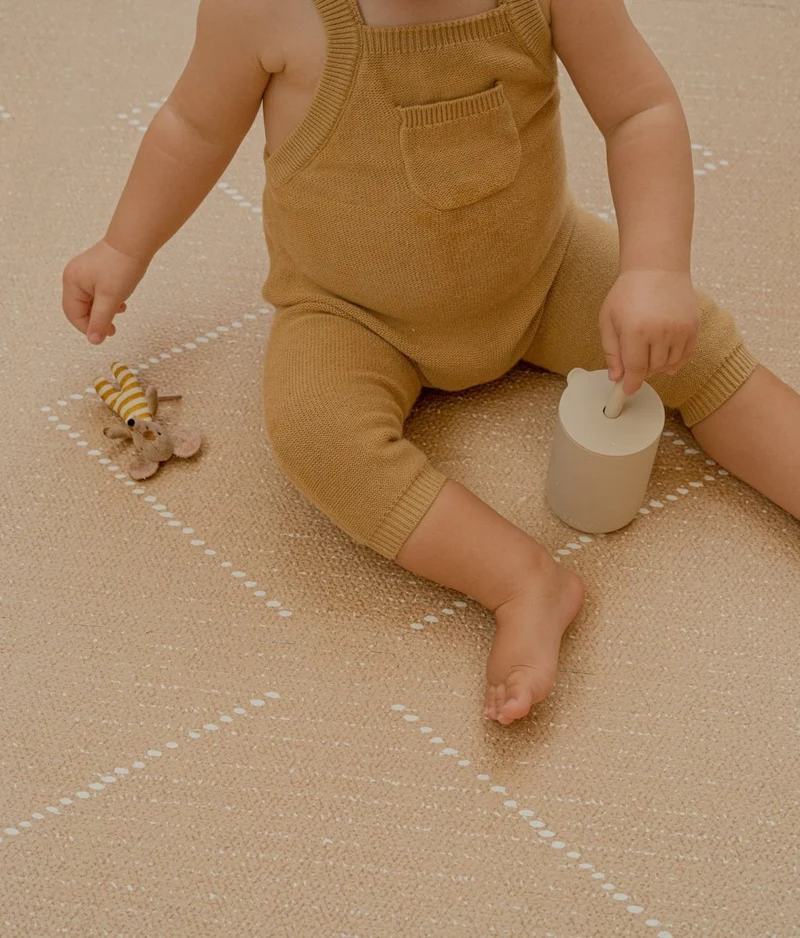 Tapis de Jeu Bébé Tulum - Sandstone