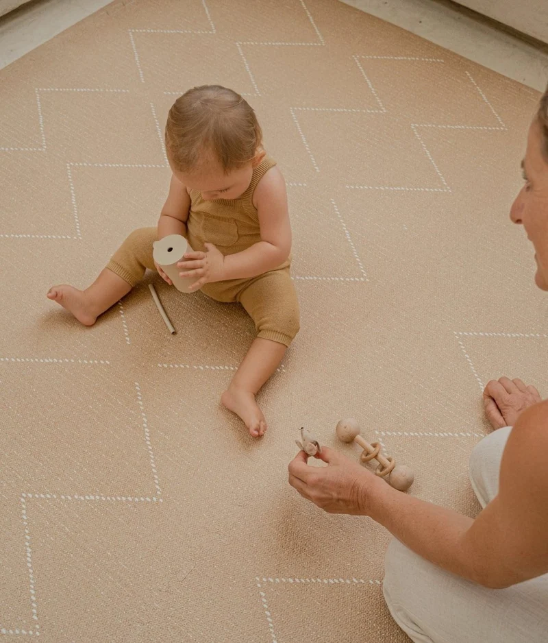 Tapis de Jeu Bébé Tulum - Sandstone