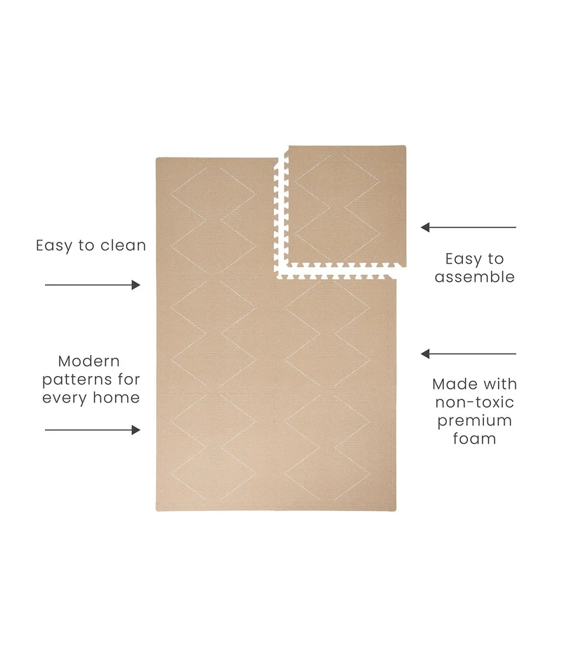 Tapis de Jeu Bébé Tulum - Sandstone