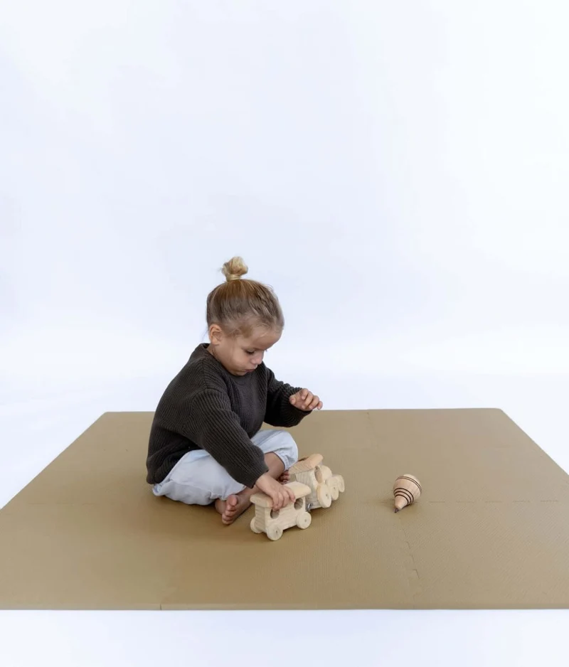 Tapis de Jeu Bébé Puzzle Classique - Sandstone