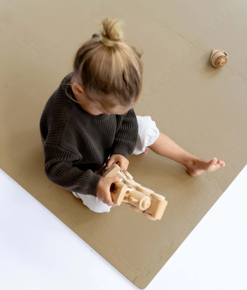 Tapis de Jeu Bébé Puzzle Classique - Sandstone