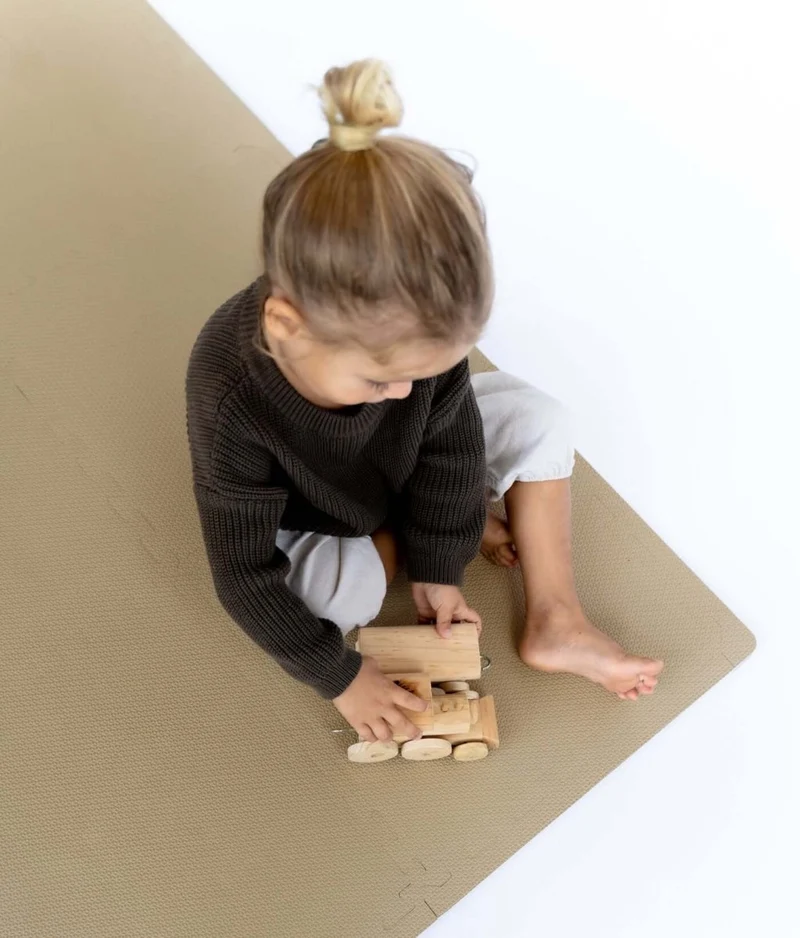 Tapis de Jeu Bébé Puzzle Classique - Sandstone