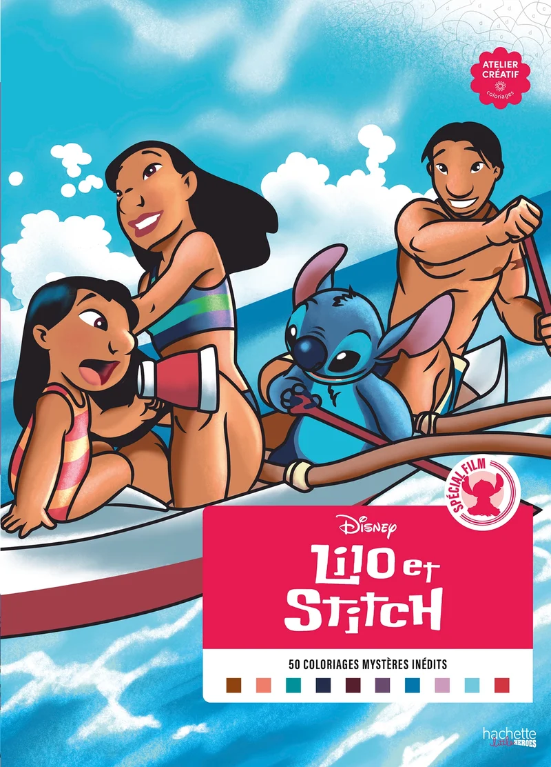 Coloriage mystère Lilo et Stitch