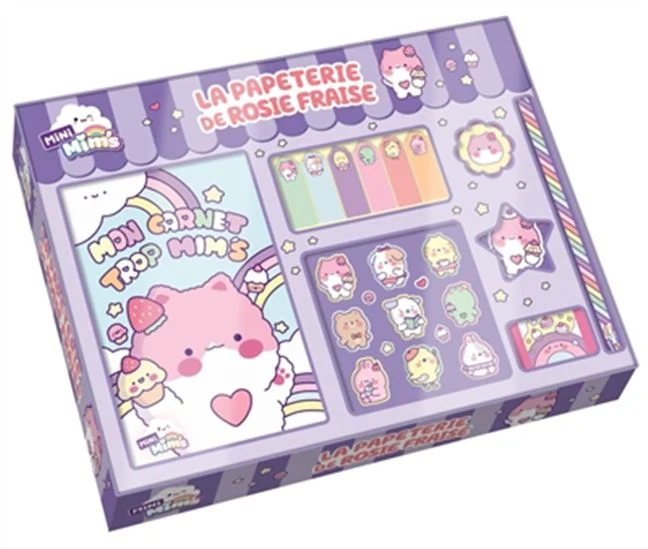 Coffret Papeterie de Rosie Fraise