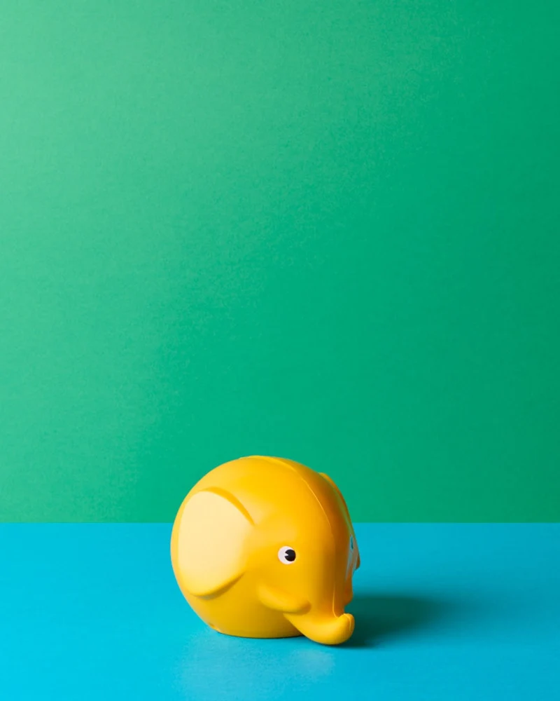 Merci - Tirelire Éléphant - Jaune
