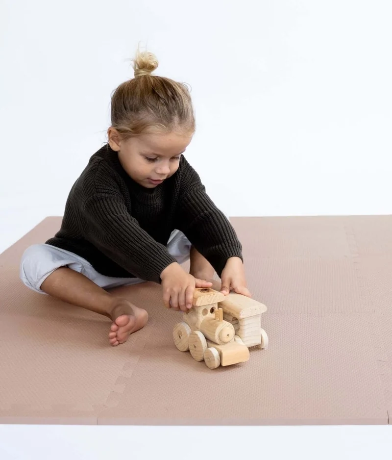 Tapis de Jeu Bébé Puzzle Classique - Blush