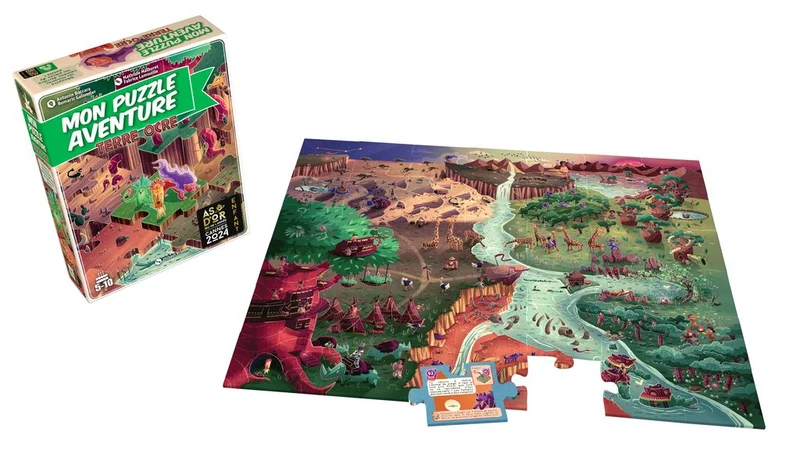 Mon puzzle aventure - Terre ocre