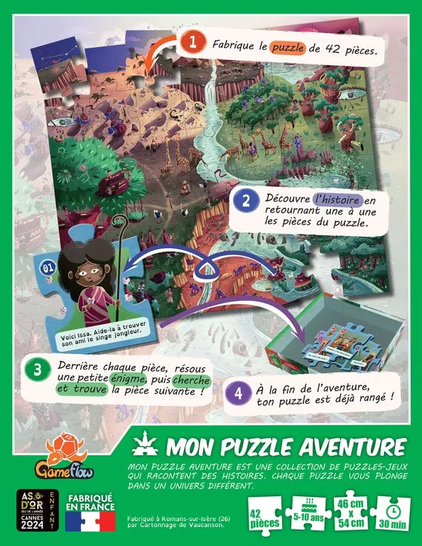 Mon puzzle aventure - Terre ocre