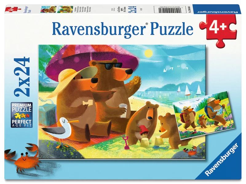 Vacances de la famille Ours, 2X24 pièces