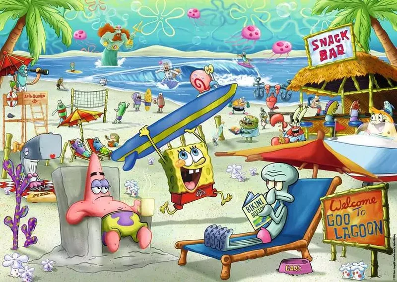 Bob L'Éponge, 1000 pièces