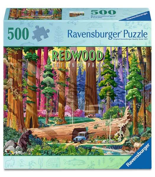 Le Parc National de Redwood, 500 pièces