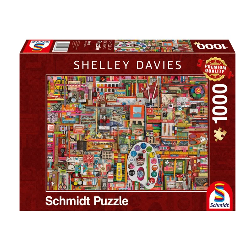 Shelley Davies: Matériel vintage pour artistes | Vintage Artist’s Materials (1000 pcs)