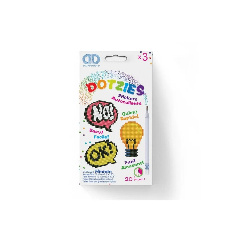 Dotzies - Autocollants Hmmm Diamond Dotz