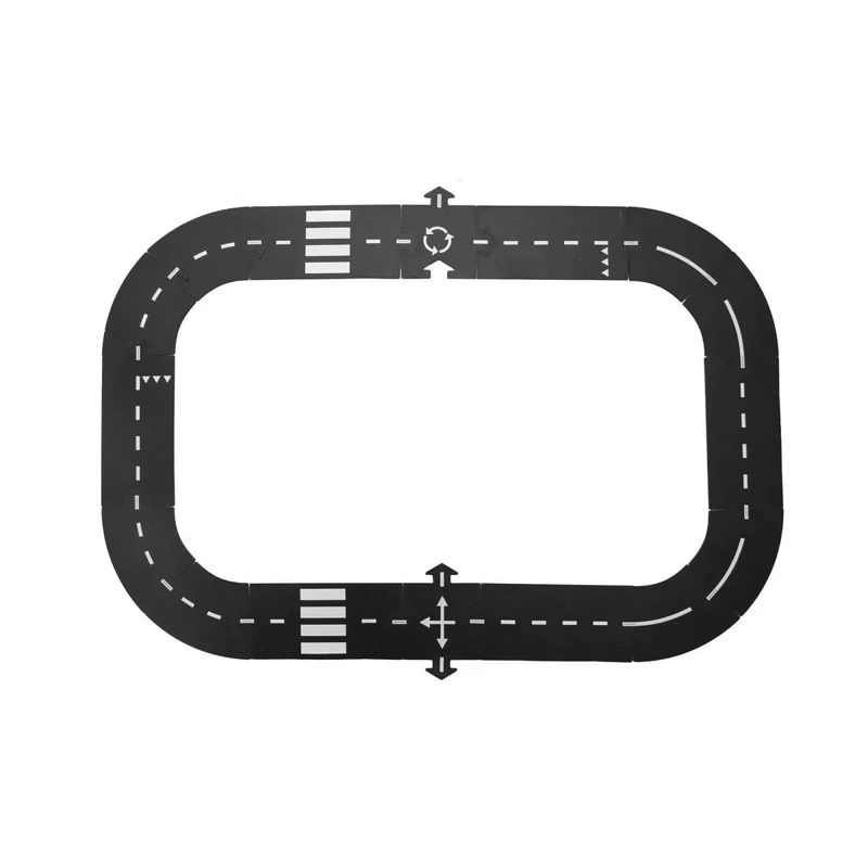 Circuit De Voiture Flexible - Expressway 16 Pièces