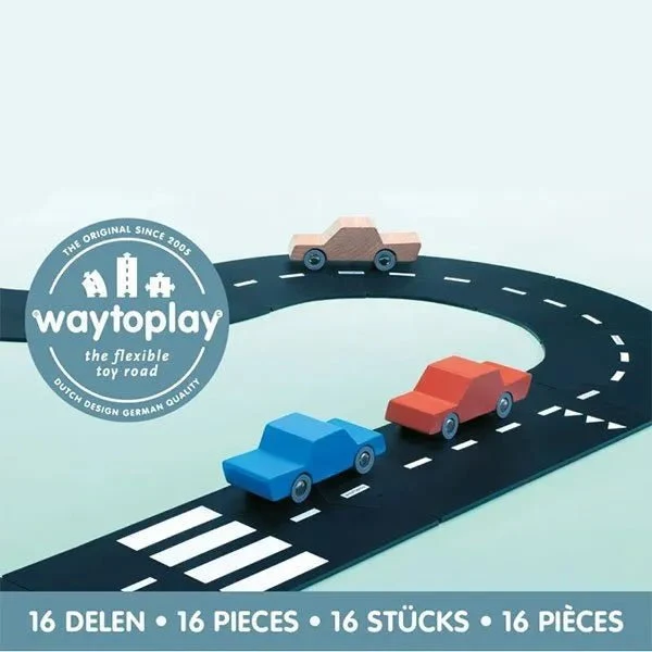 Circuit De Voiture Flexible - Expressway 16 Pièces