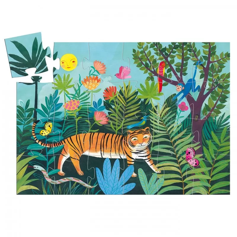 Puzzle 24 pcs - La balade du tigre