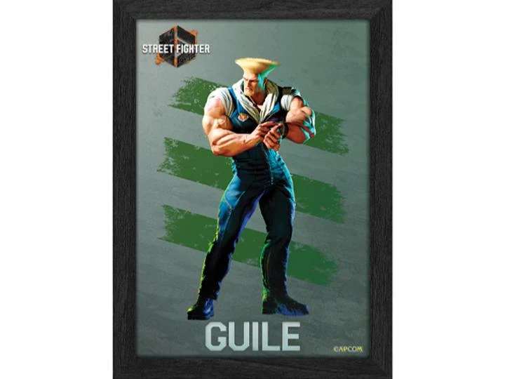 Pixel Frames Plax - Street Fighter 6 - Guile