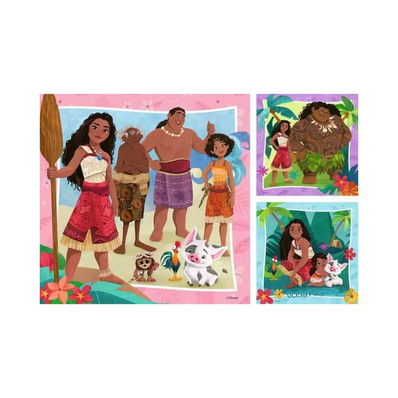 Moana 2 Off To New Adventures (3x49 pcs)