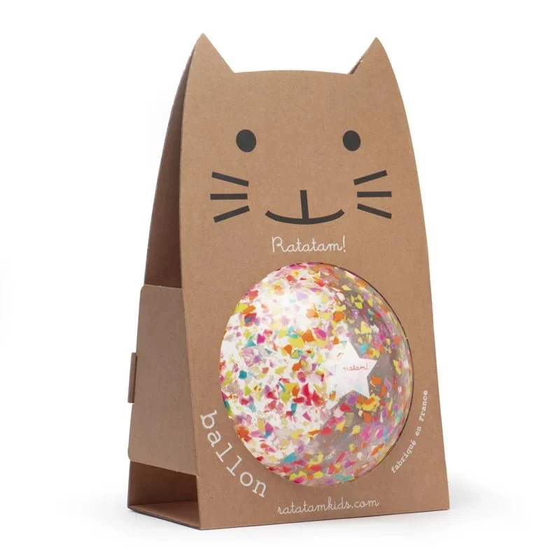 Ballon Confetti – Multicolore 22cm