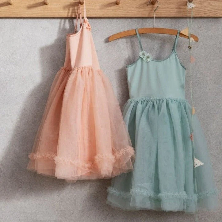 Robe De Princesse En Tulle - Menthe