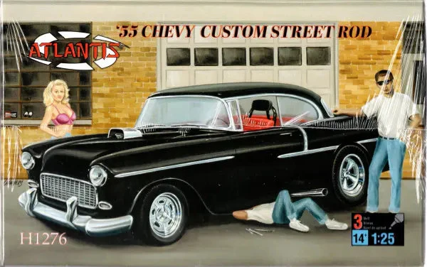 55 CHEVY Street ROD XPARTS, 1/25, modèle à coller