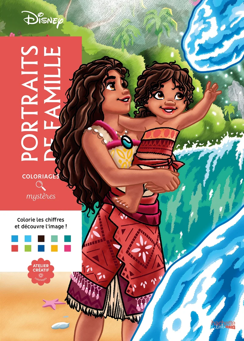 Coloriages mystères Portraits de famille