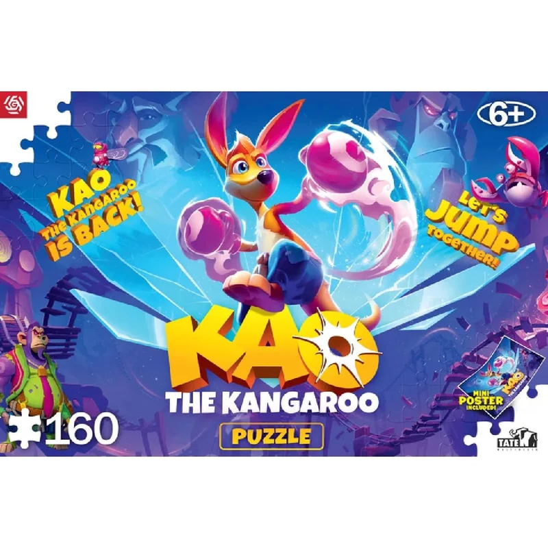 Kao The Kangaroo - Kao is Back Puzzle 160 pièces