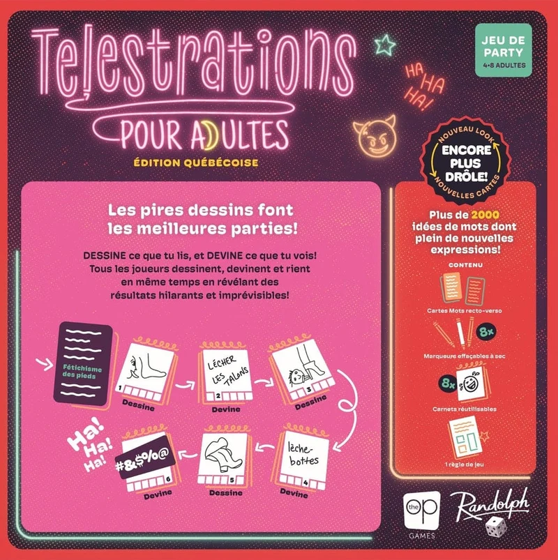Telestrations pour Adultes: Éd. Québécoise (FR)