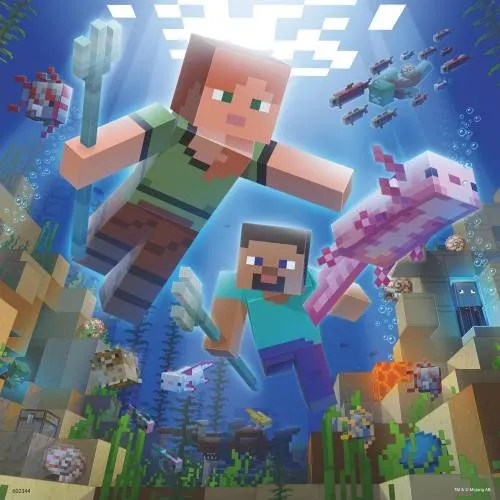 Minecraft Biomes 3 Casse-têtes de 49 pièces.