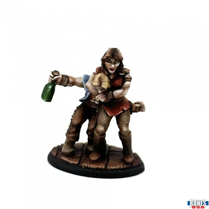 Townsfolk : bouncer and rowdy patron