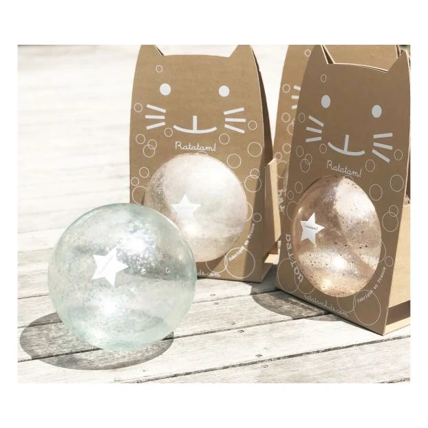 Ballon Bulles De Paillettes - Cuivre 15cm