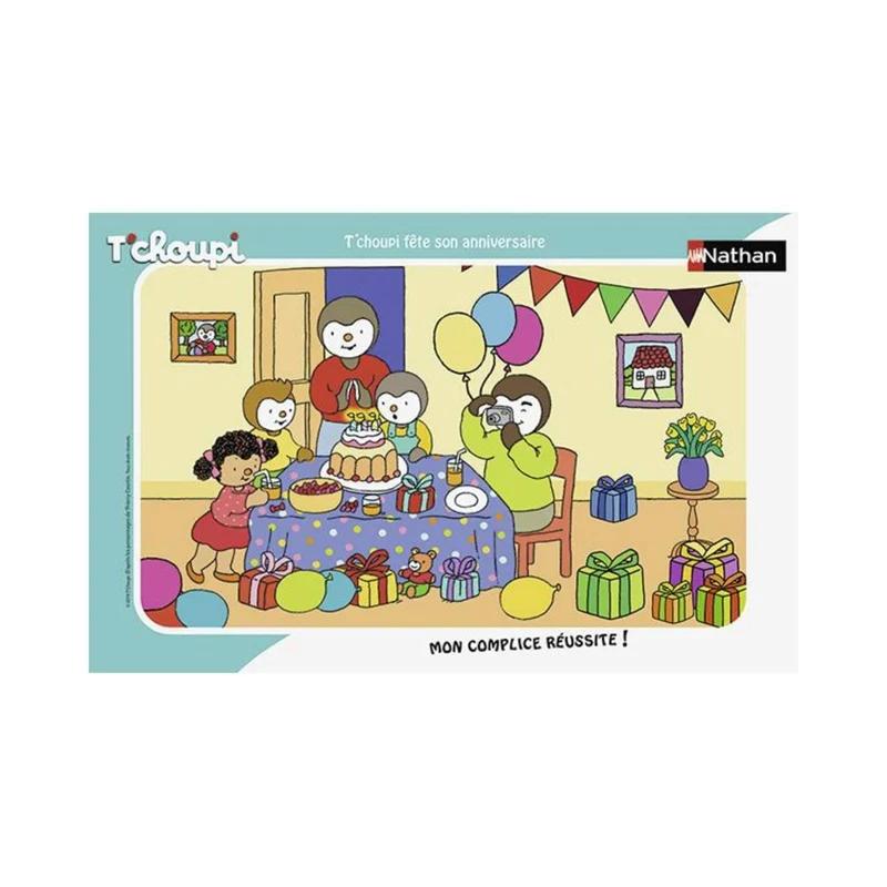 cadre, T'choupi fete son annivers. (15 pcs)