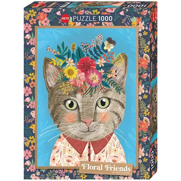 Pretty Feline, Floral Friends (1000 pcs)