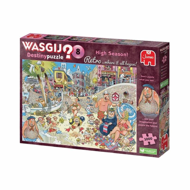 Wasgij - Retro Destiny #8 - High Season | Haute Saison (1000 pcs)