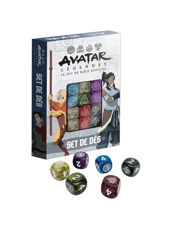 Avatar Légendes - Set de dés