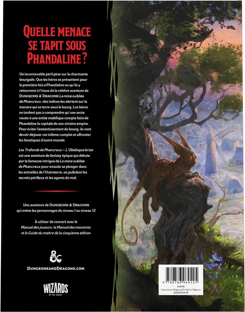 DUNGEONS & DRAGONS - Les tréfonds de Phancreux - l'obélisque brisé