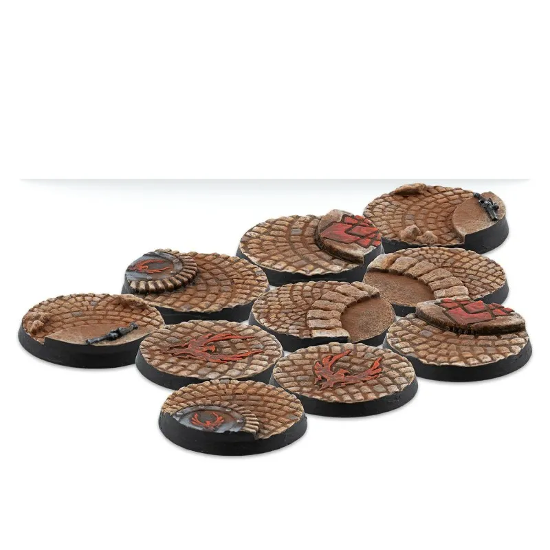 Warcrow - 30mm Hegemony Scenery Bases, alpha series