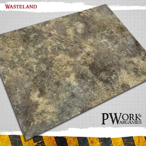 Tapis de jeu néoprène - Wasteland - 90x90 cm